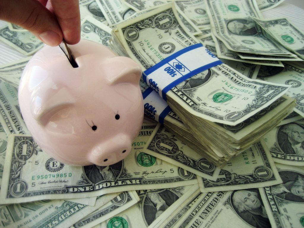 Get a savings account (or if you have one, start putting money in it)