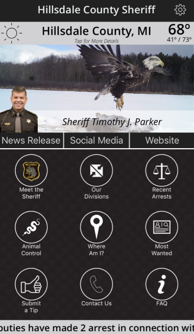 Sheriff Tim Parker releases app to improve communication with county residents