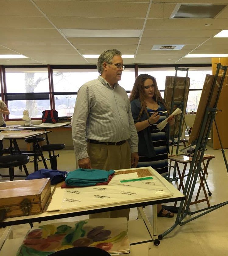 Art professor receives national award for painting and teaching