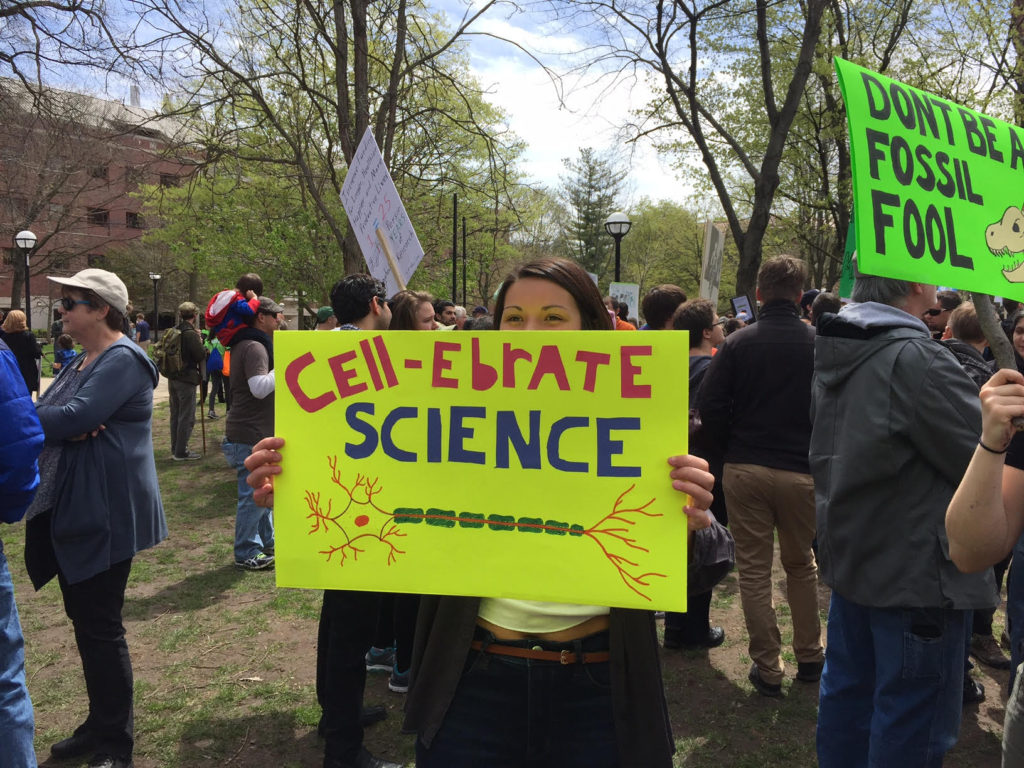 Students march for science