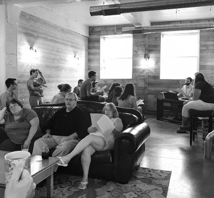 Beer & Hymns at Rough Draft brings community together