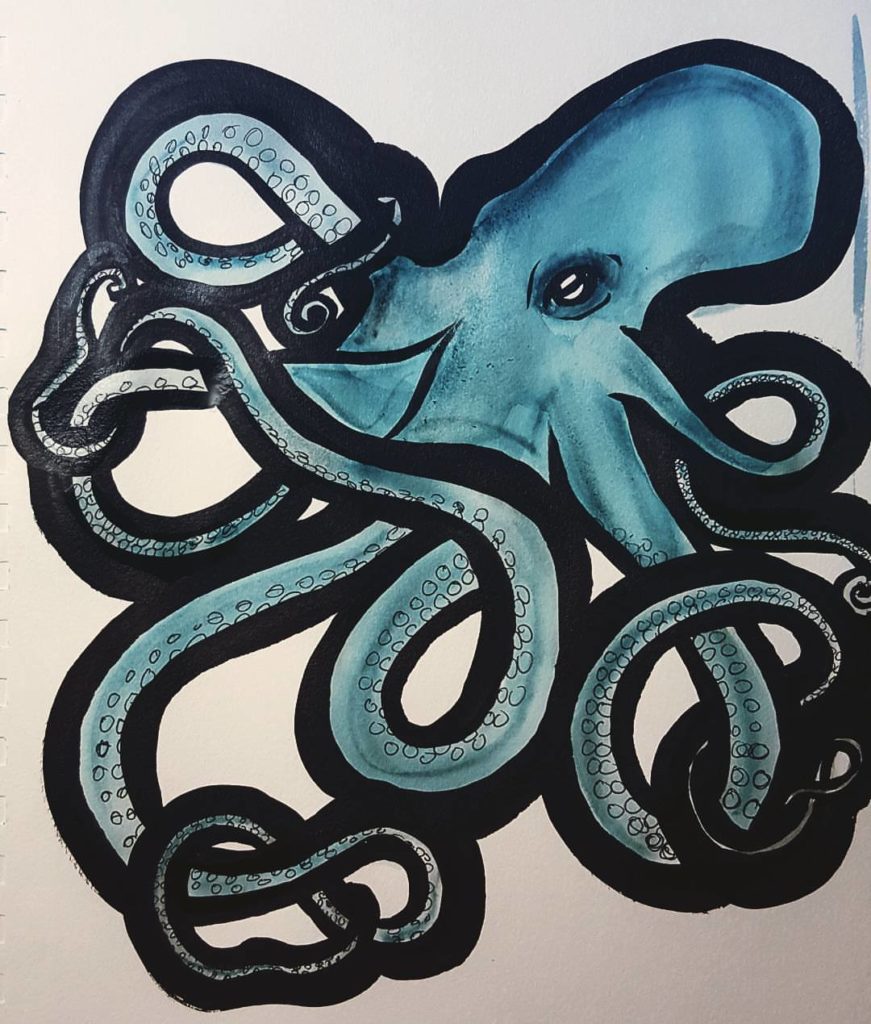 Art student draws ‘a small, simple doodle’ a day for Inktober