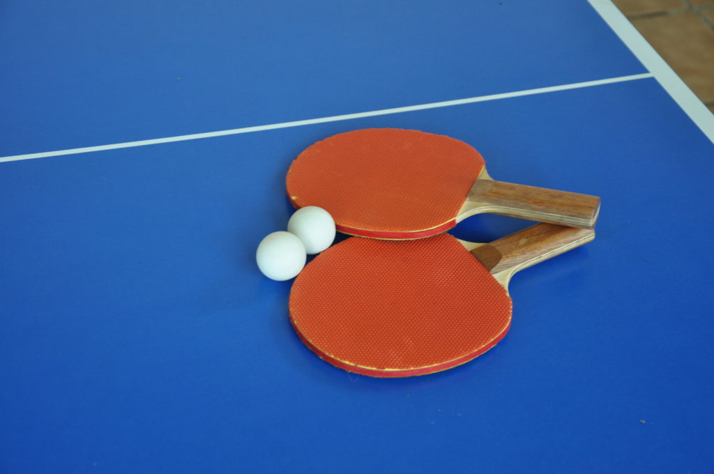 Ping pong supports cancer research