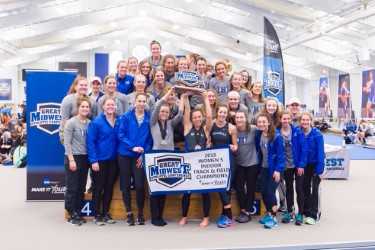 Women’s track team wins first ever G-MAC Championship