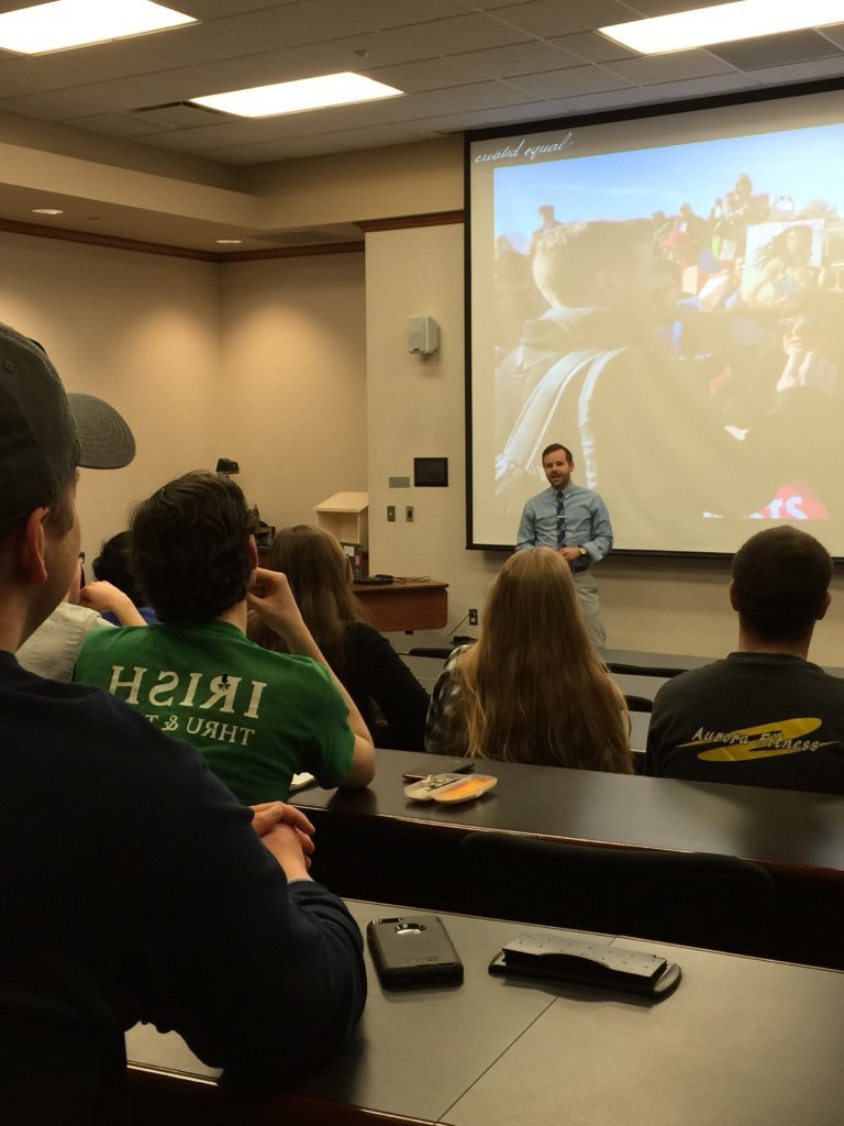 Seth Drayer, pro-life advocate, visits campus