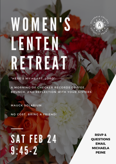 Catholic Society to hold Lenten retreat this Saturday in Mauck