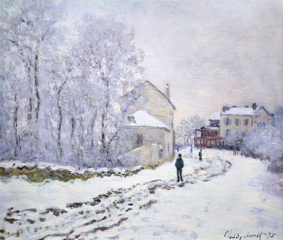 Monet at the DIA: Framing life around a smudge of suburban snow
