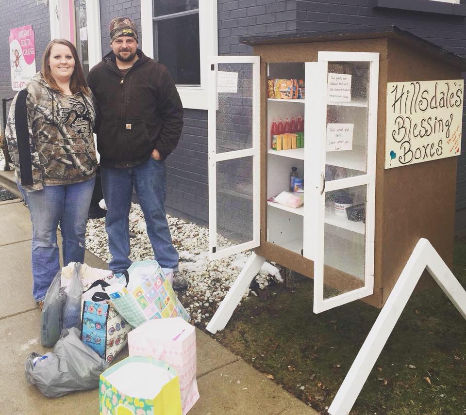 Raiders loot newly-installed Hillsdale Blessings Box