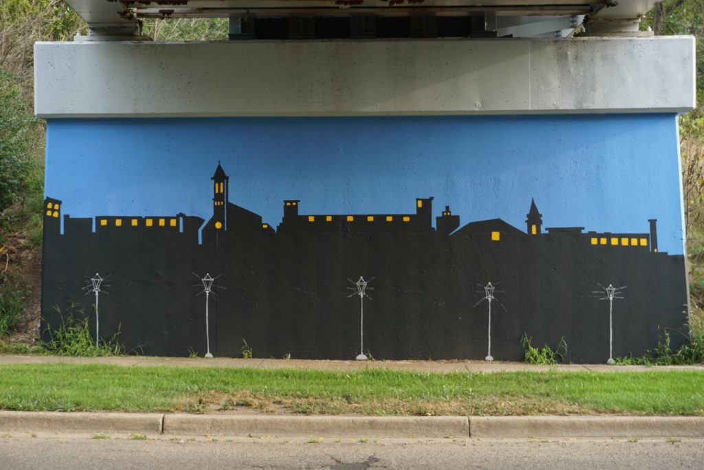 New mural highlights city’s historic architecture