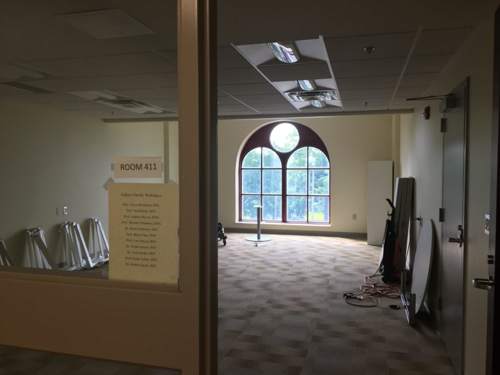 Lane Hall’s top floor renovated into offices