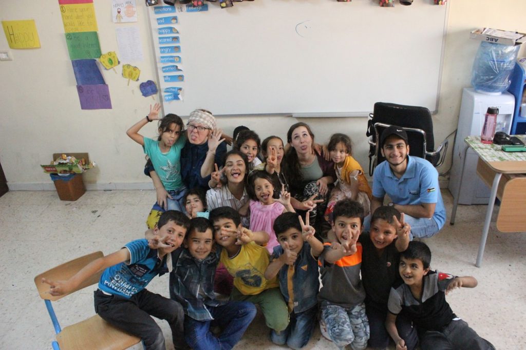 Students teach English in Jordan