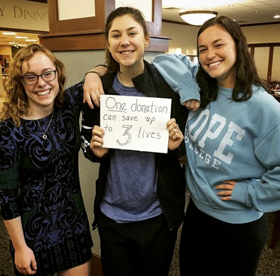 GOAL partners with two dorms for campus blood drive