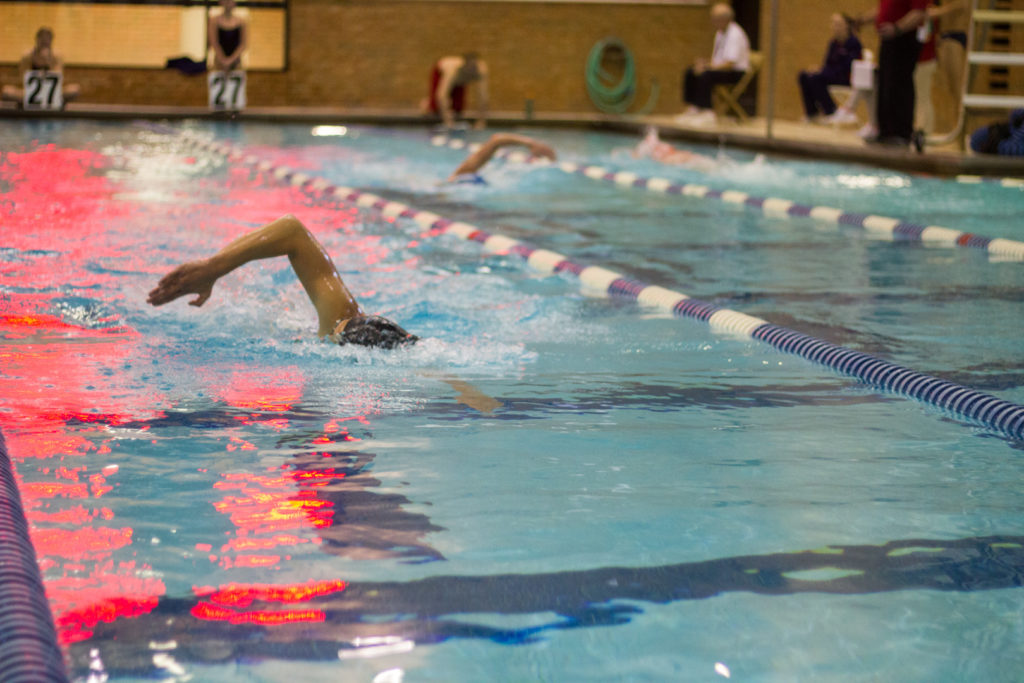 Chargers break two pool records at away meet