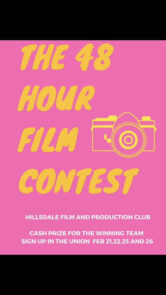 Students to have 48 hours to create a film for competition