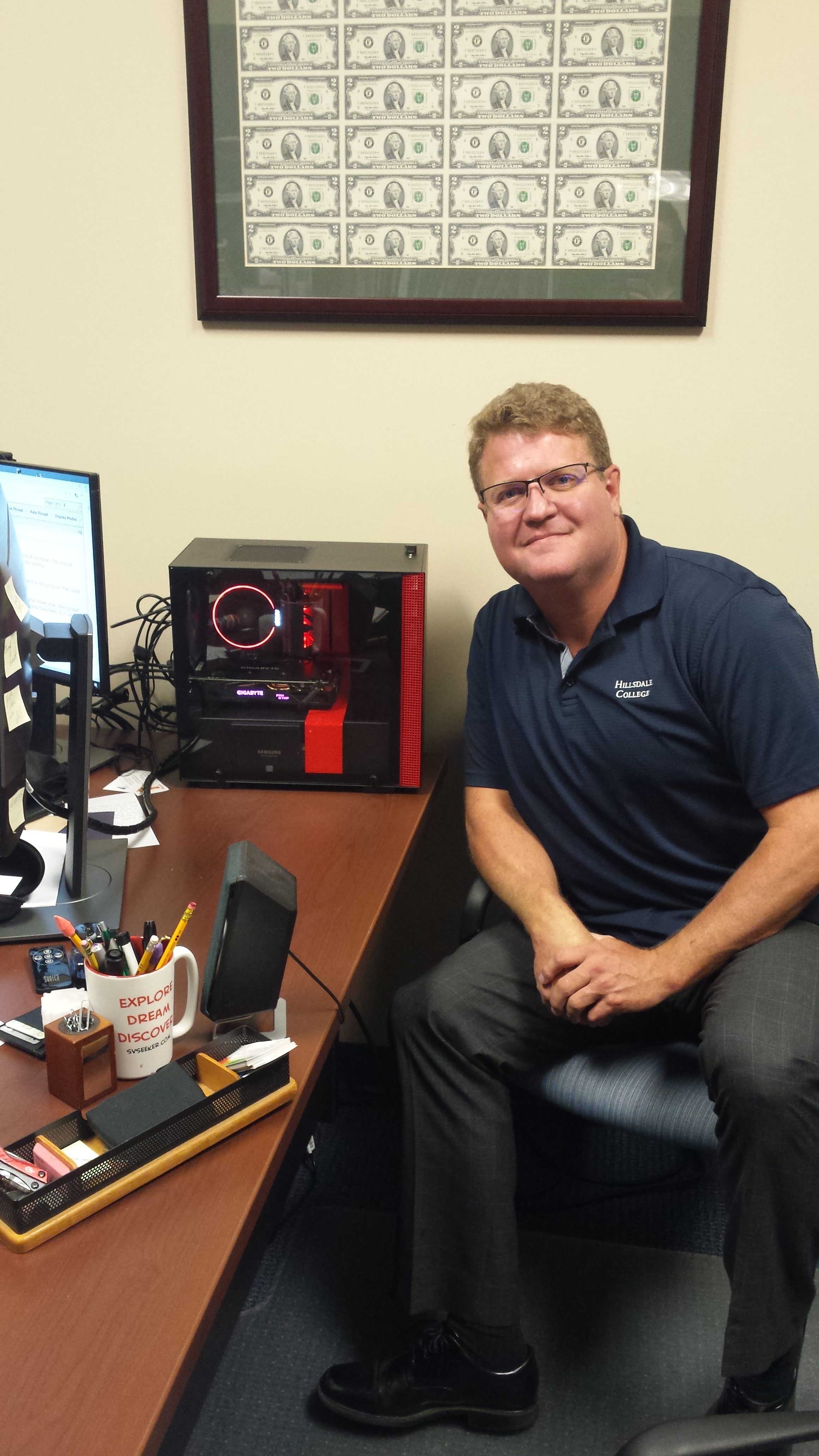 Roger Butters teaches economics, dabbles in building computers