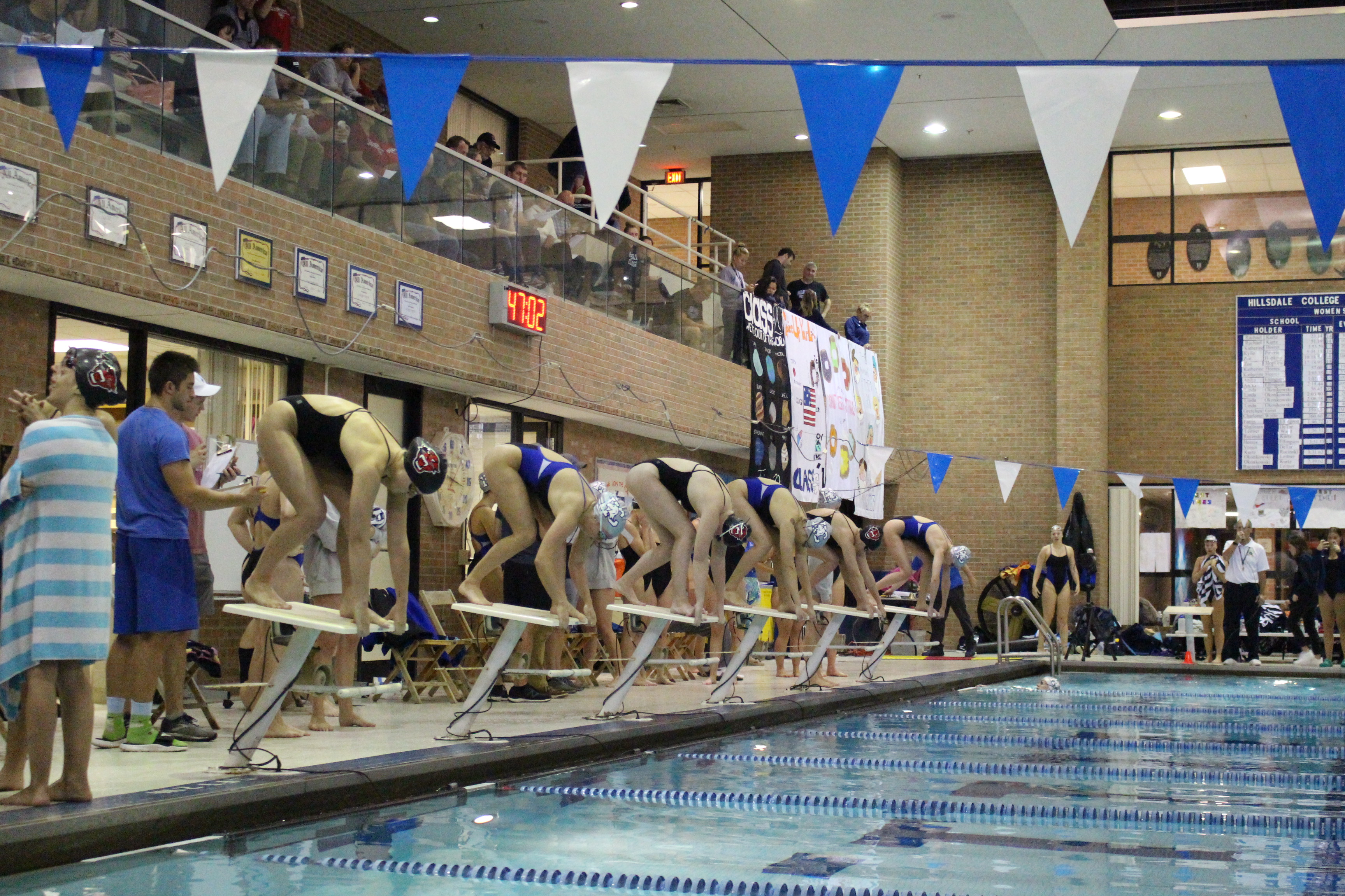 Chargers beat Calvin, lose to Grand Valley in tri-meet