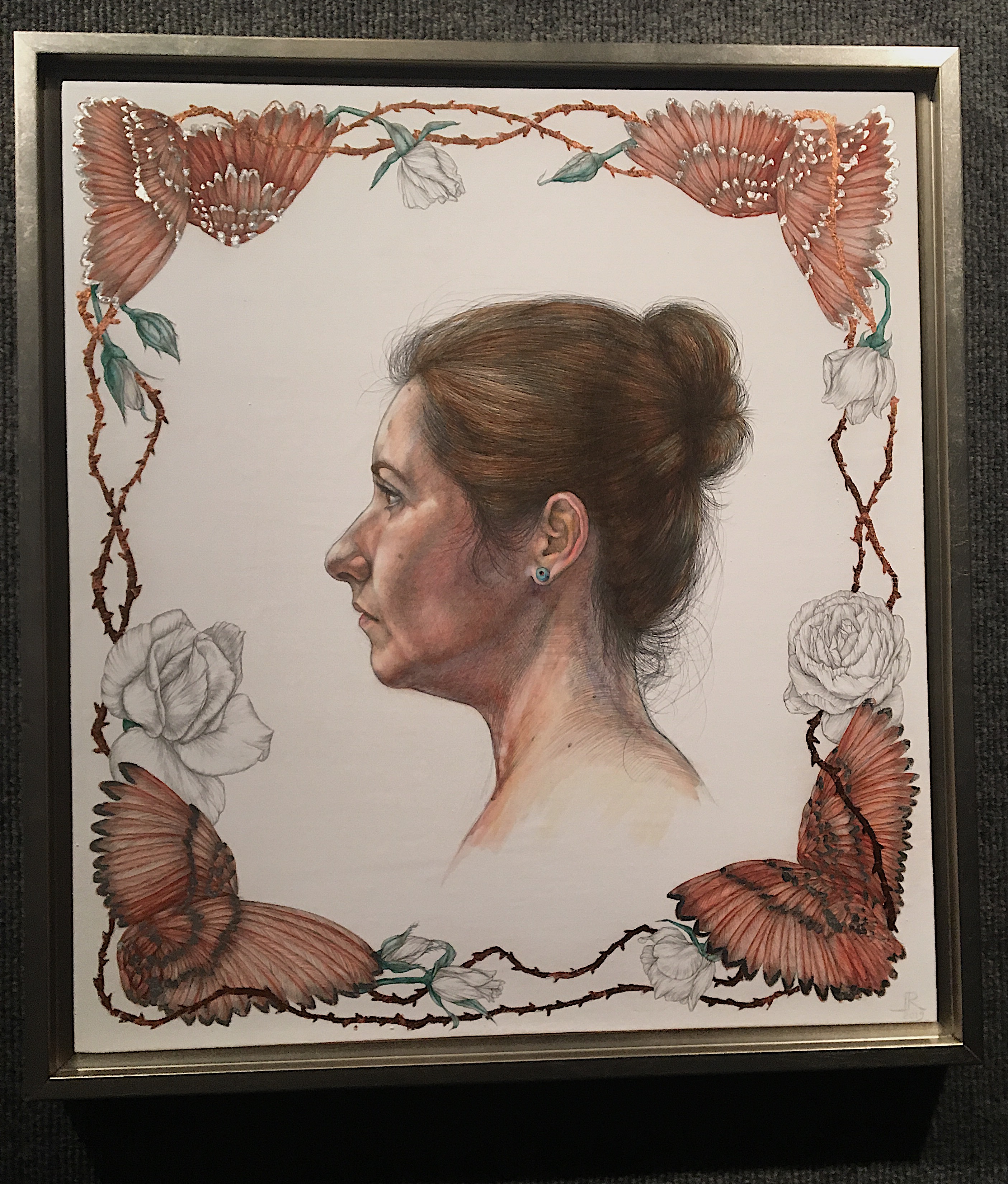 Sketches, self-portraits, Elizabeth Warren: Argentum silverpoint exhibit