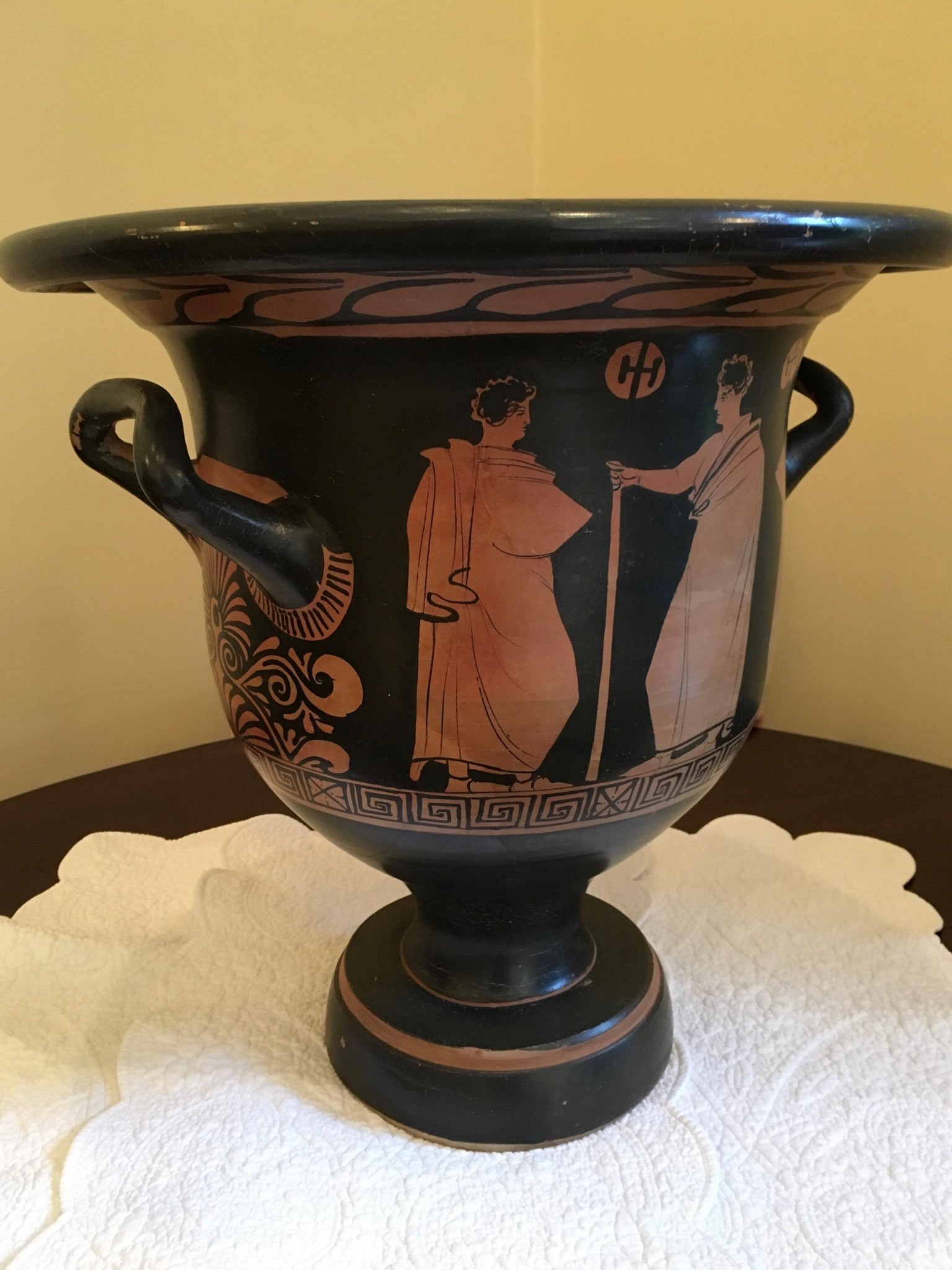 Kochs present ancient Grecian urn to college