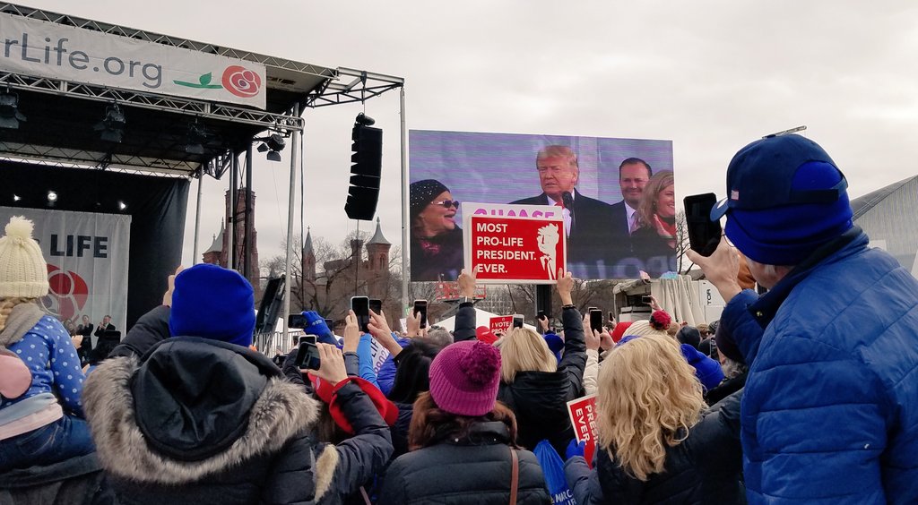 Donald Trump’s March for Life appearance hurts the movement