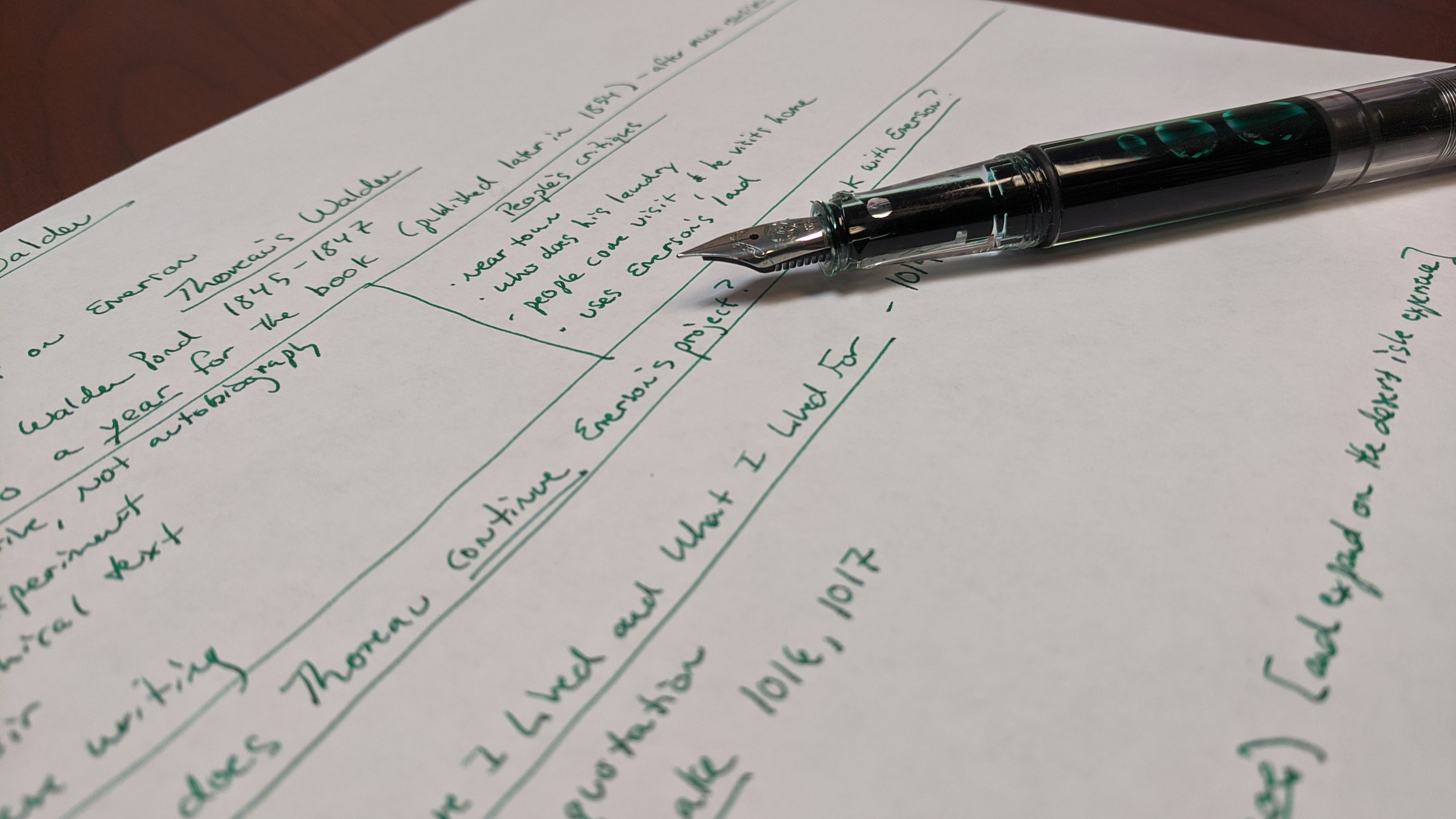 To the point: Fountain pens, writing experience  highlight importance of handwriting