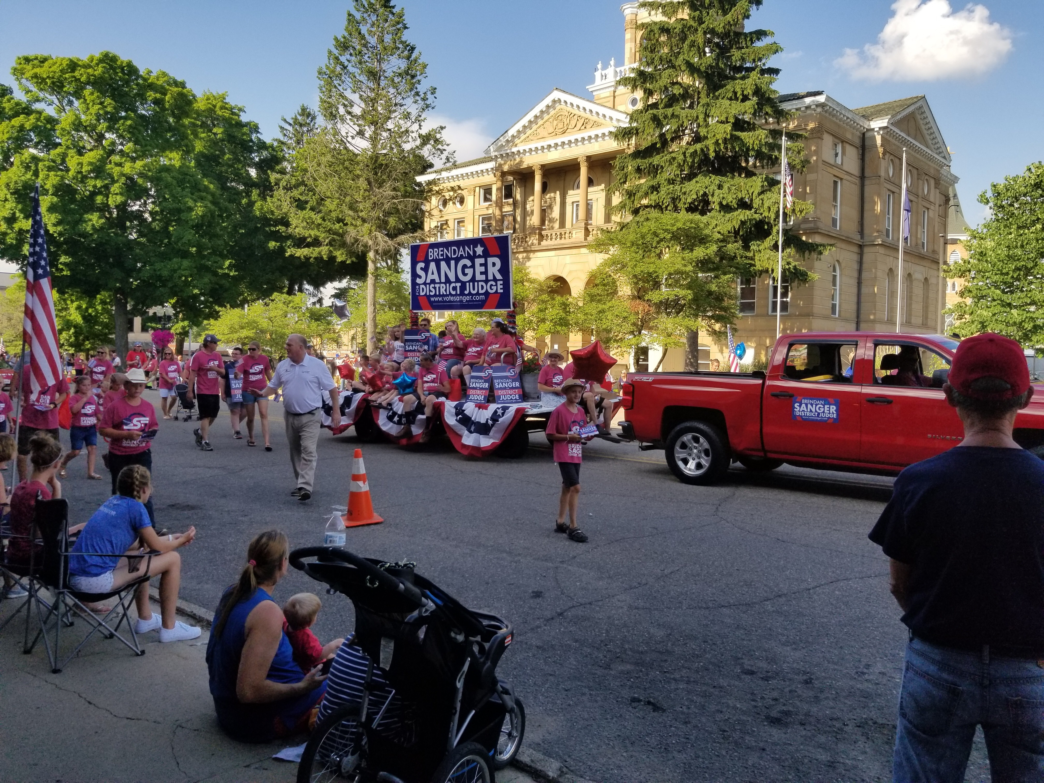 Local candidates attend annual Patriots Parade amid COVID-19 controversy