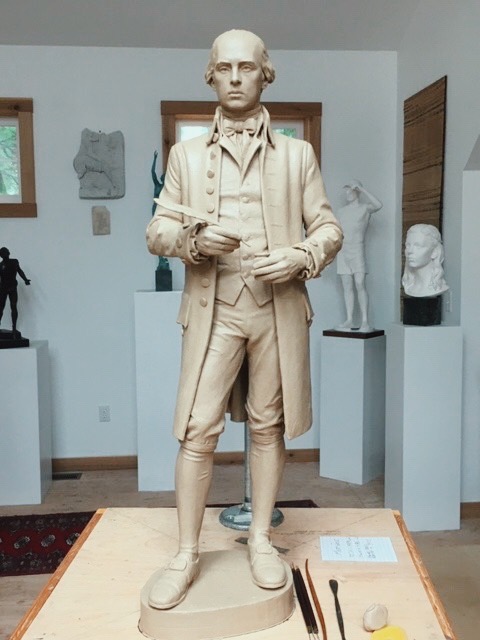 Sculpting a ‘lifetime’: Professor creates newest Liberty Walk statue