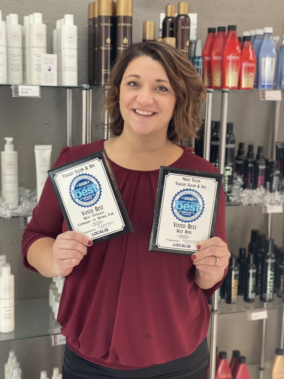 Hillsdale hairstylist wins three awards in annual competition