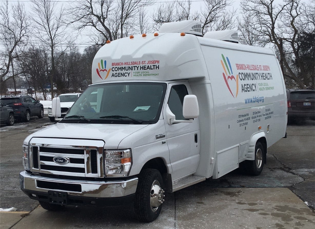 County health agency  purchases mobile clinic