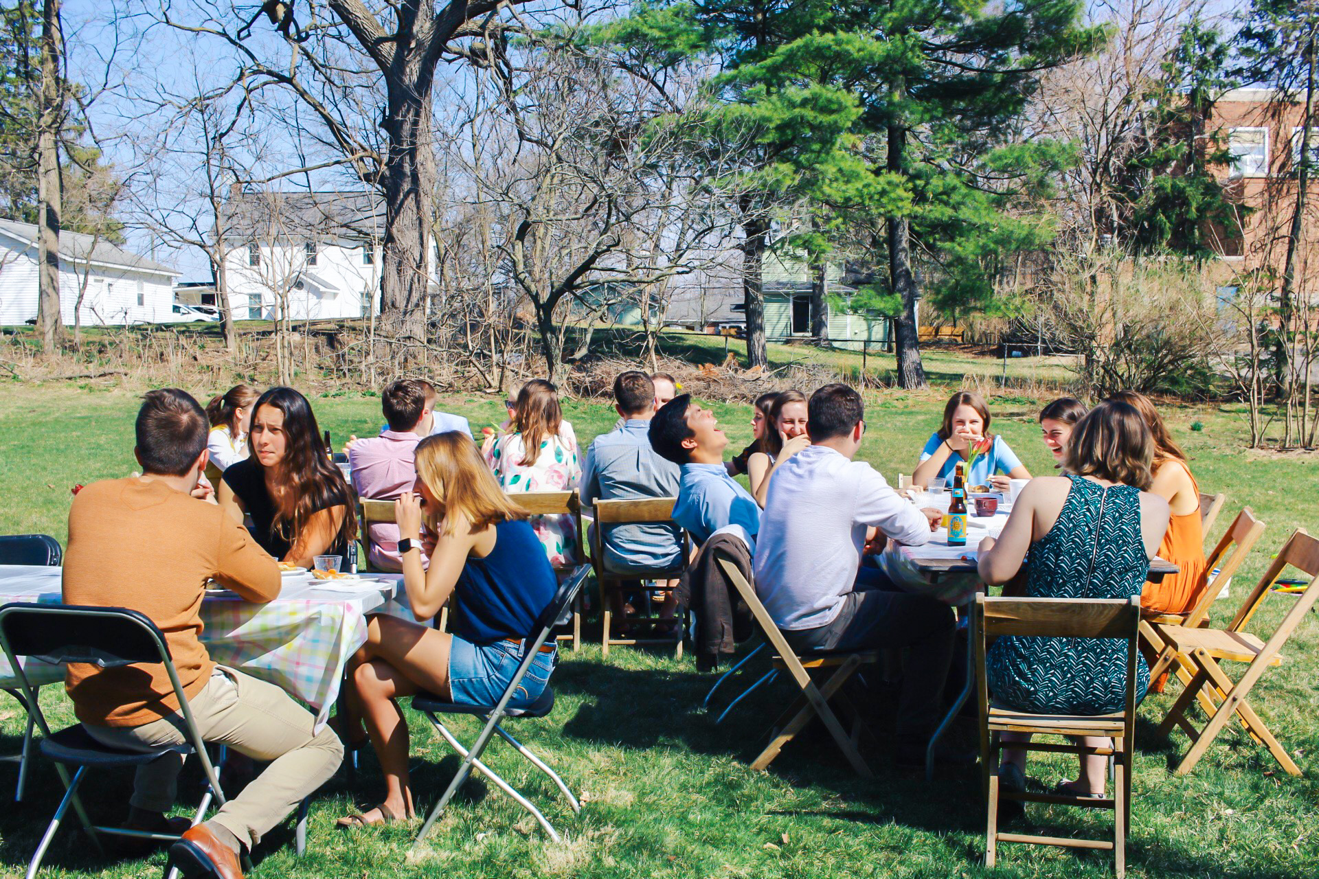 Open chairs at open tables: An Easter in Hillsdale