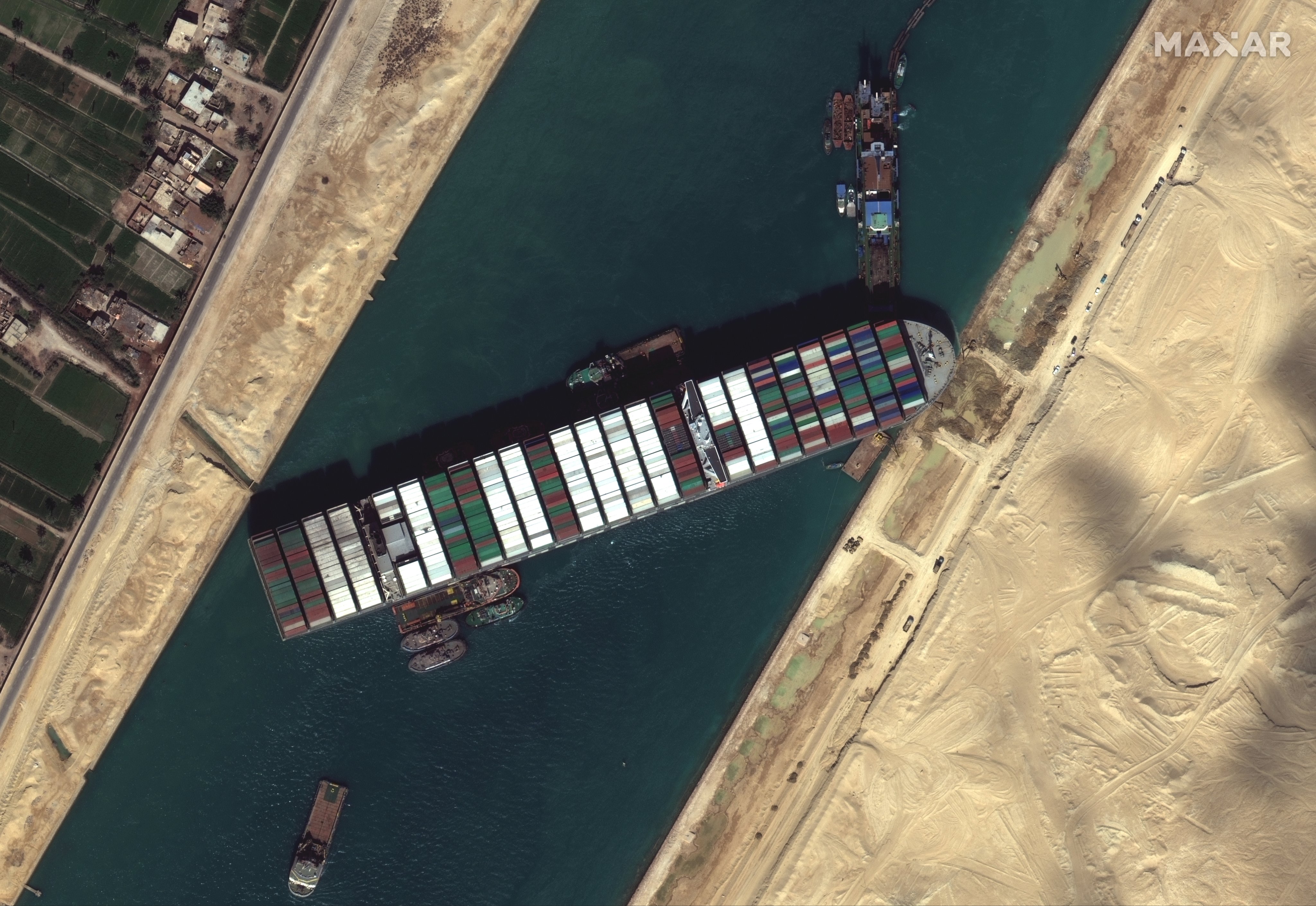 The Suez Canal situation is a nice break from the usual contentious media coverage