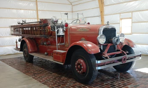 Antique fire truck finds final resting place