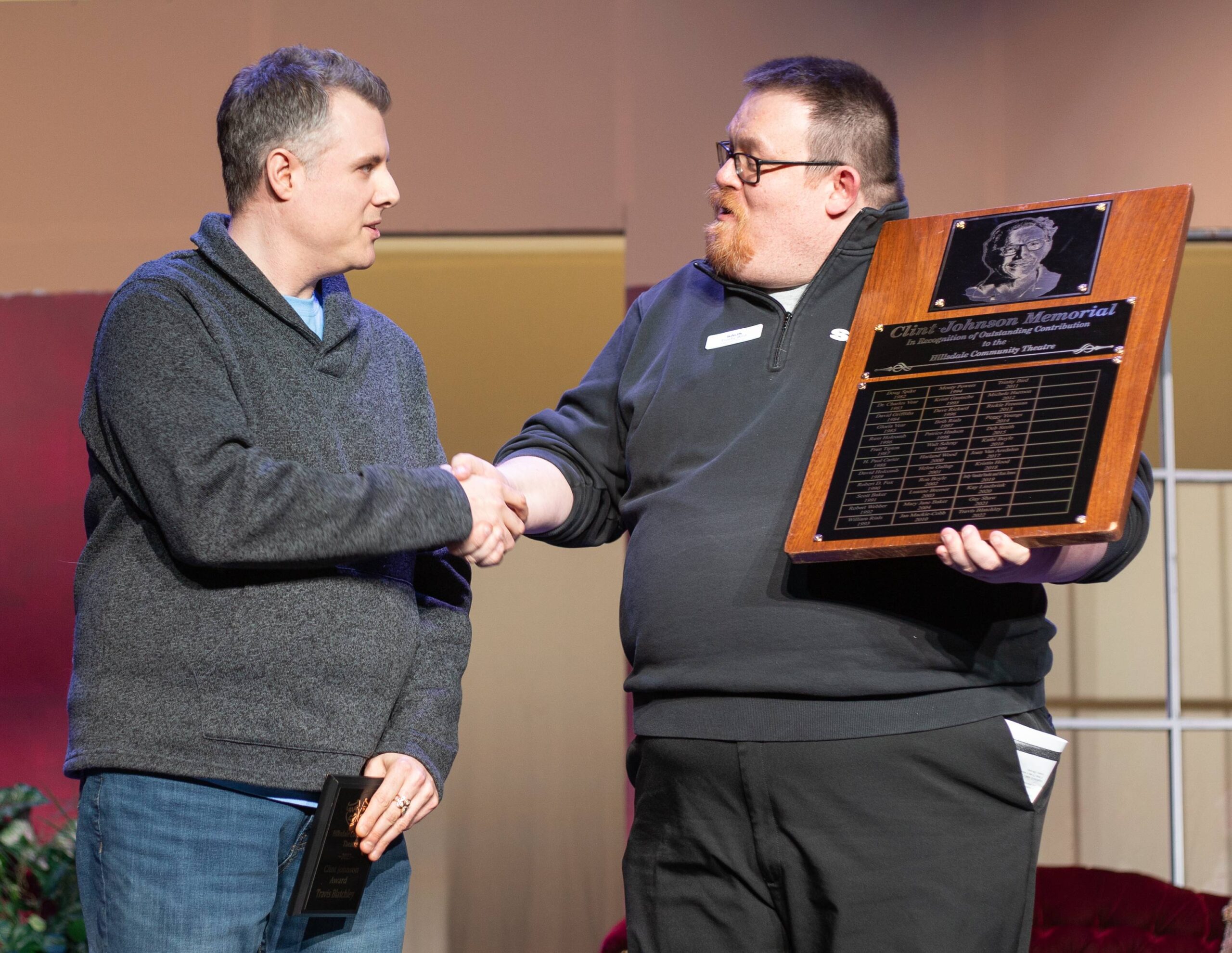 The Sauk Theatre honors local actor with Clint Johnson Award