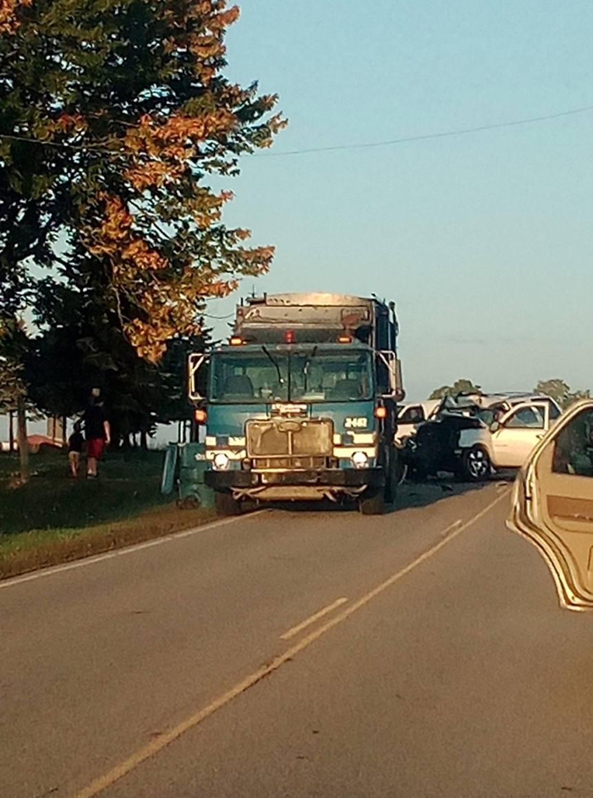 Crash injures 5 children near school