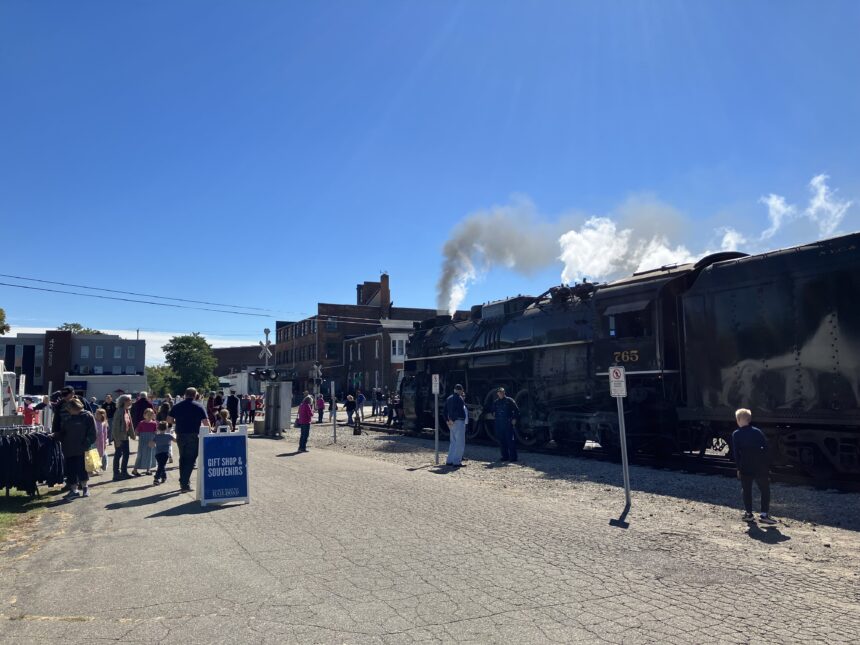 Historic locomotive makes last stop of the year