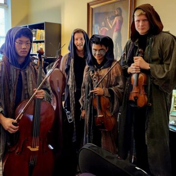 The Joy Quartet debuts creepy concert