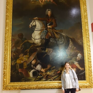 Assistant Professor of Art Christina Chakalova at the Art History Museum in Toledo, OH