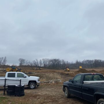 College builds new track at Hayden Park