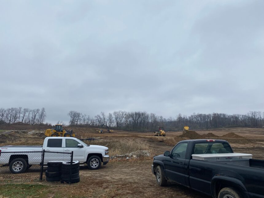 College builds new track at Hayden Park