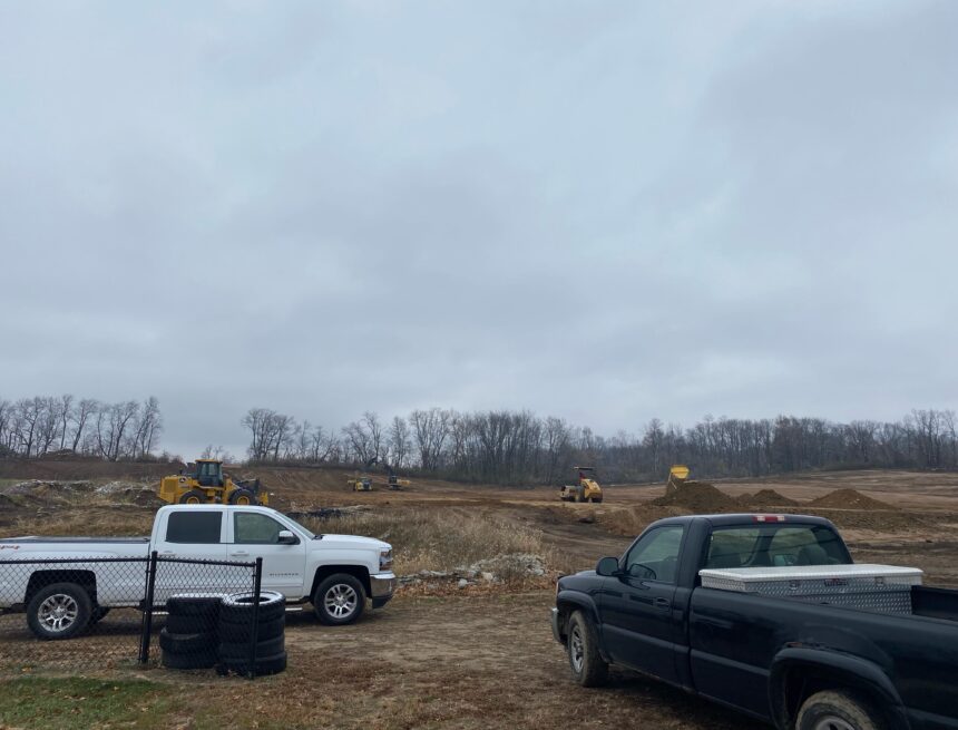 College builds new track at Hayden Park