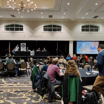 Radio hosts election watch party