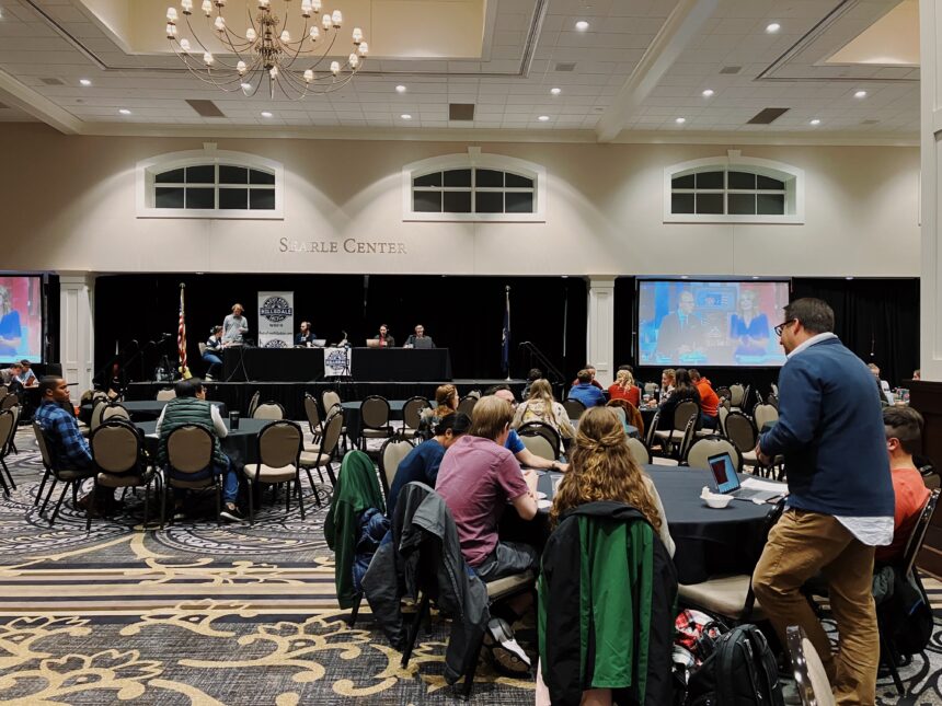 Radio hosts election watch party