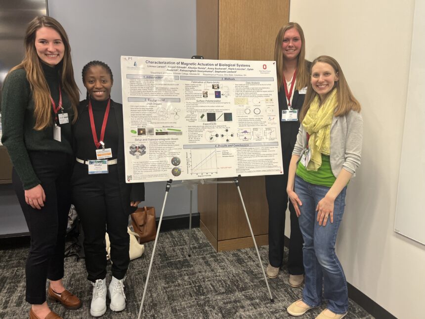 physicsgirls Three physics students earn honorable mention award at national research conference