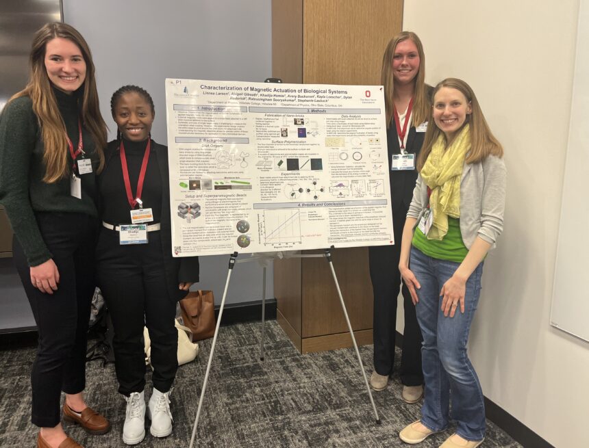physicsgirls Three physics students earn honorable mention award at national research conference