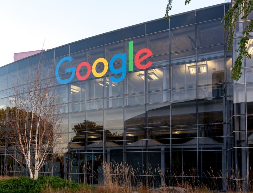 One of the Building at Google's headquarters in Silicon Valley. Big Tech, big potential problems: campus reacts to developing Supreme Court case