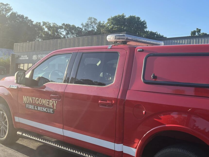 High-school firefighter saves driver from creek