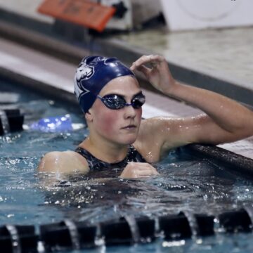 Two years down, two to go: Elise Mason breaks swim records