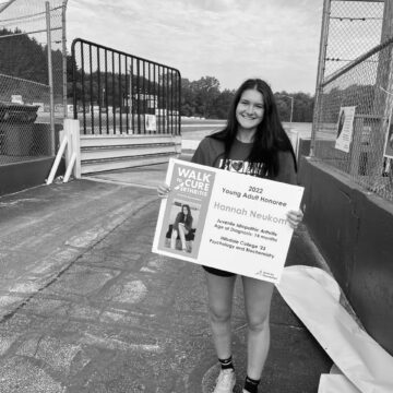 Hannah Neukom was granted an award at Walk the Cure Arthritis in 2022. Courtesy | Hannah Neukom