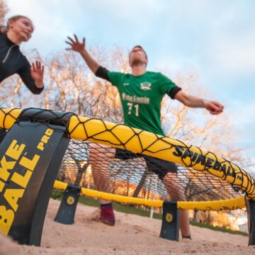 Spikeball: the new campus craze