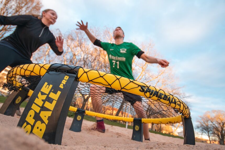 Spikeball: the new campus craze