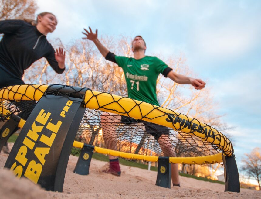 Spikeball: the new campus craze
